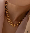 Round Link Chain Necklace