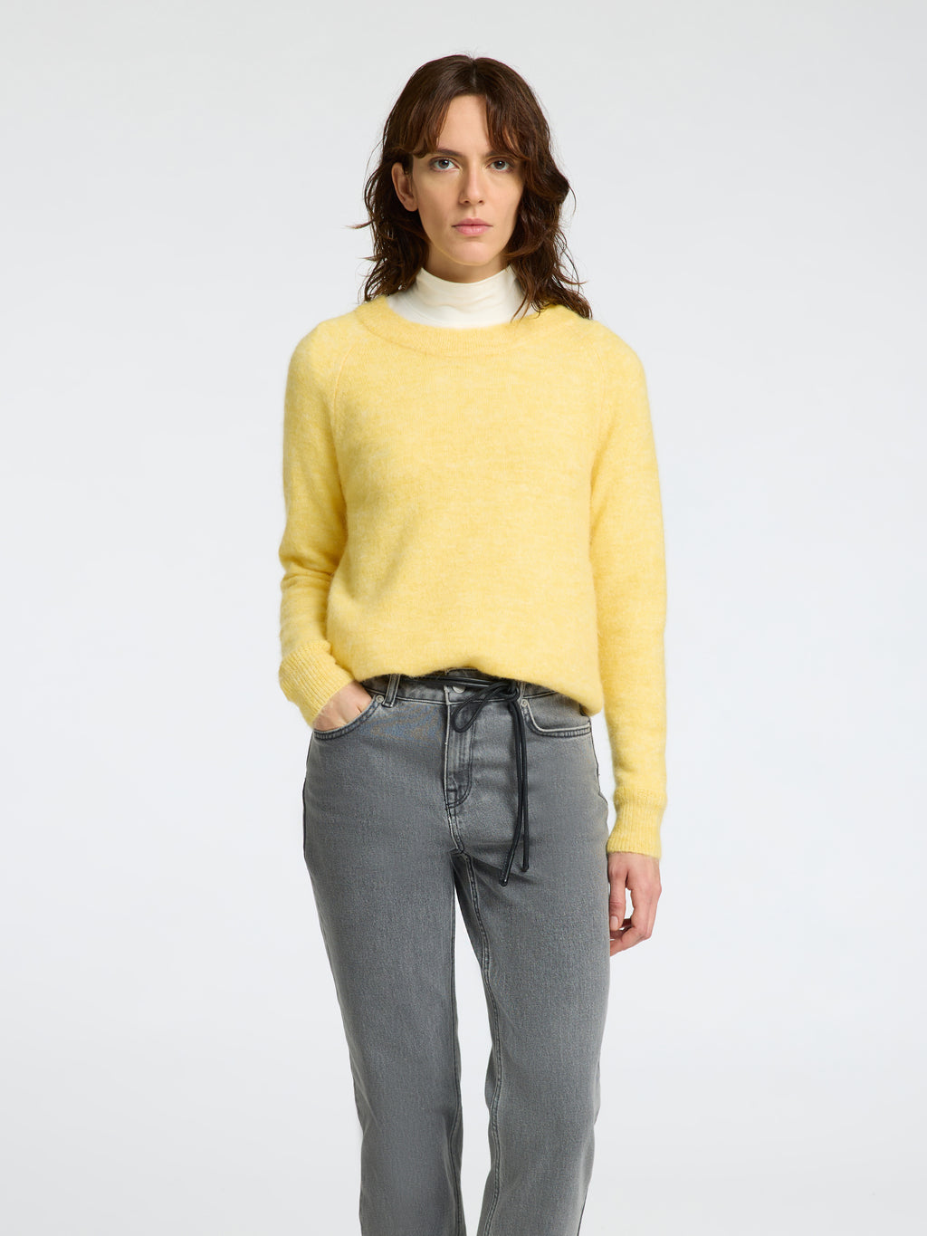 Selected Femme Lulu knit in Yellow