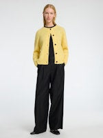 Selected Femme Lulu Knit Cardigan in Yellow