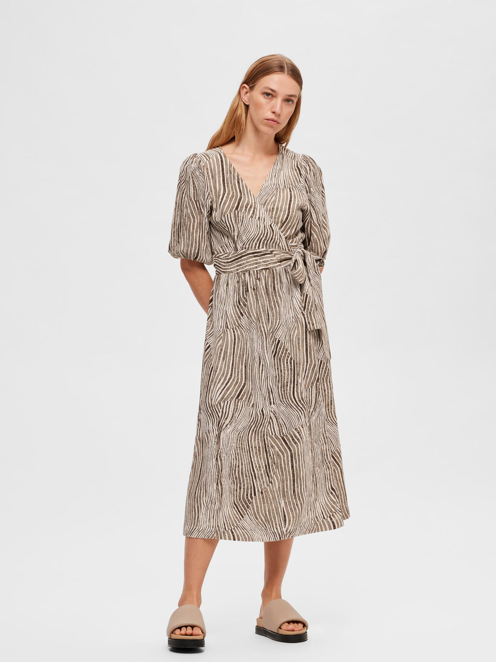 Selected Femme Evita Wrap Dress