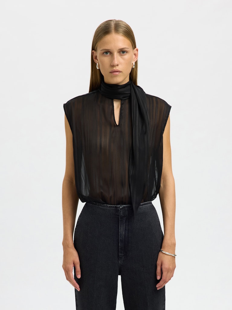 Selected Femme Margrethe Tie Top