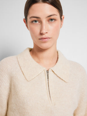Selected Femme Sia-Mynte Half Zip Knit