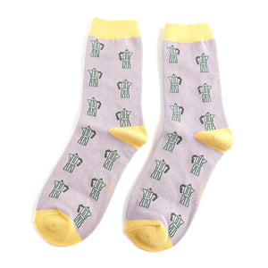 Miss Sparrow Bamboo Cafetiere Socks