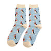 Miss Sparrow Bamboo Christmas Puffin Socks