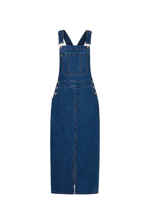 frnch denim dress Obea Dress Denim Blue // FRNCH Medium
