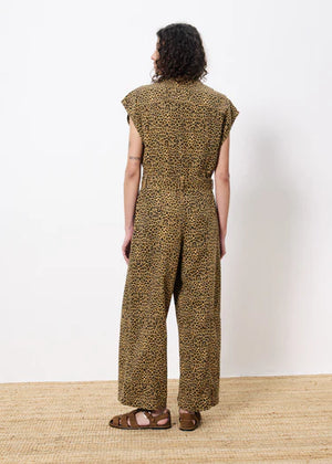 FRNCH Scheila Leopard Print Jumpsuit