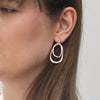 Weathered Penny Willa Hoop Earrings