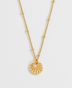 Estella Bartlett Gold Plated Sunburst Necklace