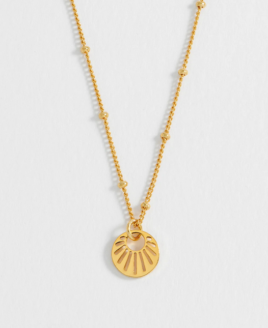 Estella Bartlett Gold Plated Sunburst Necklace