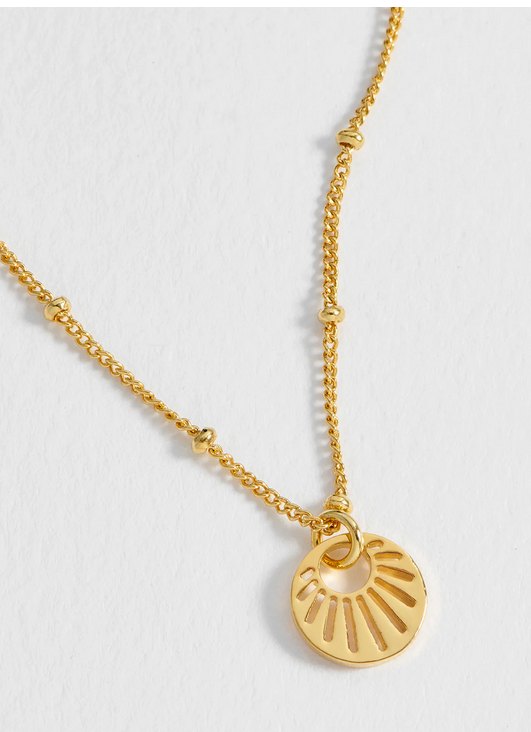 Estella Bartlett Gold Plated Sunburst Necklace