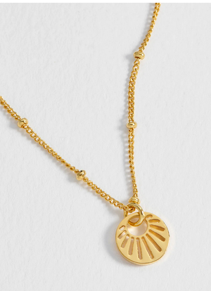 Estella Bartlett Gold Plated Sunburst Necklace