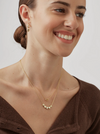 Estella Bartlett Double-Linked Flower Necklace