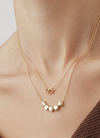 Estella Bartlett Double-Linked Flower Necklace