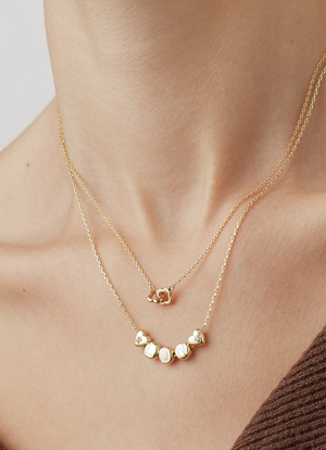 Estella Bartlett Double-Linked Flower Necklace