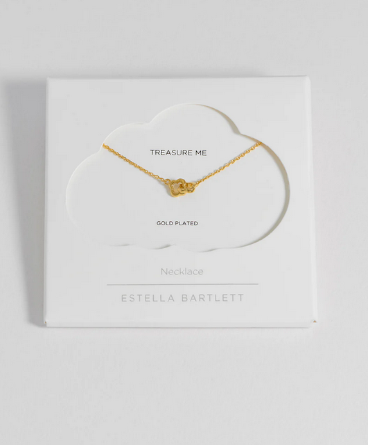 Estella Bartlett Double-Linked Flower Necklace