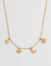 Estella Bartlett Gold Cosmic Necklace