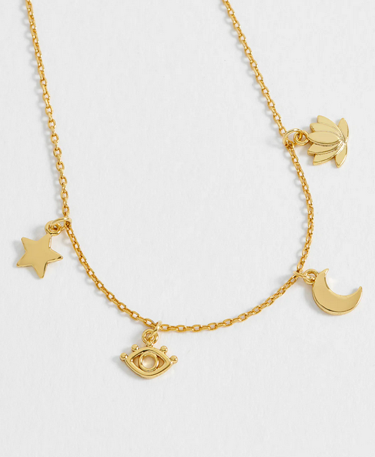 Estella Bartlett Gold Cosmic Necklace
