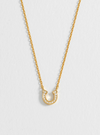 Estella Bartlett Gold Plated Horseshoe Necklace