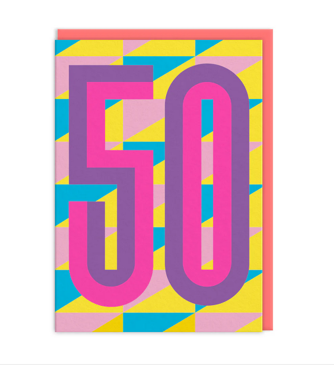 50th Birthday Card