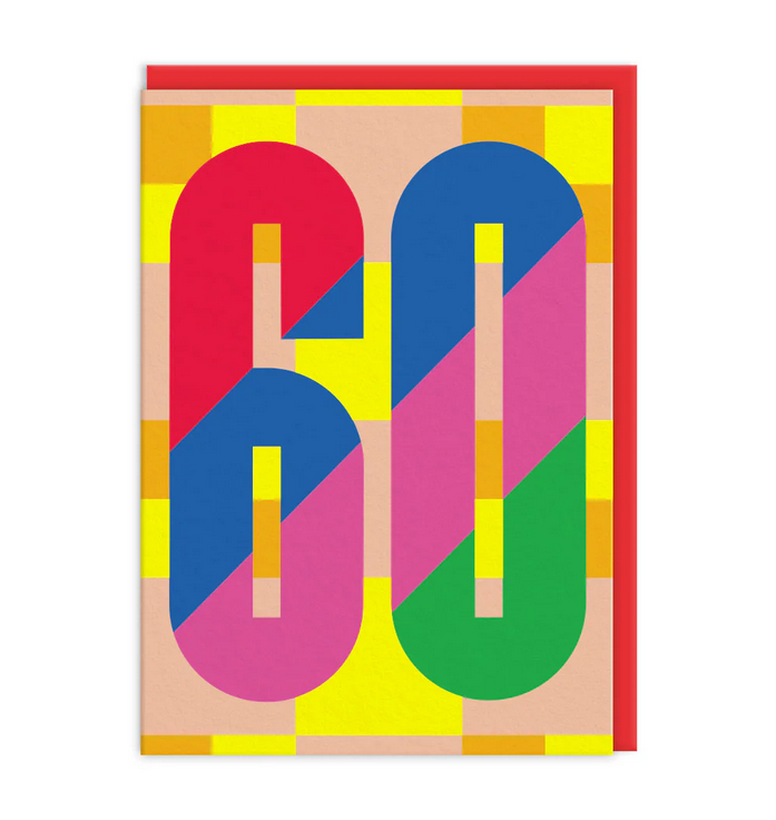 60th Birthday Greeting Card