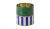 A Dopo Solid & Striped Storage Tin