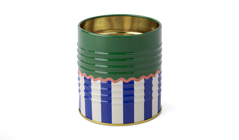 A Dopo Solid & Striped Storage Tin