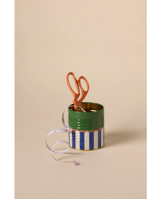 A Dopo Solid & Striped Storage Tin