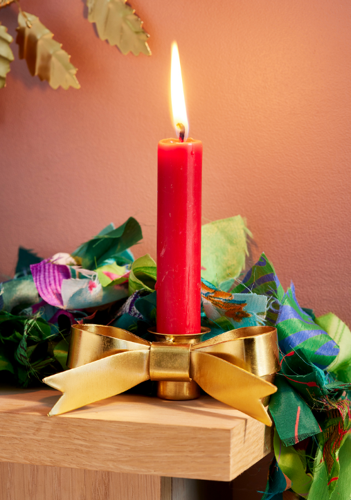 Bow Candle Holder