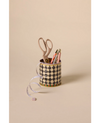 A Dopo Black & White Wavy Storage Tin