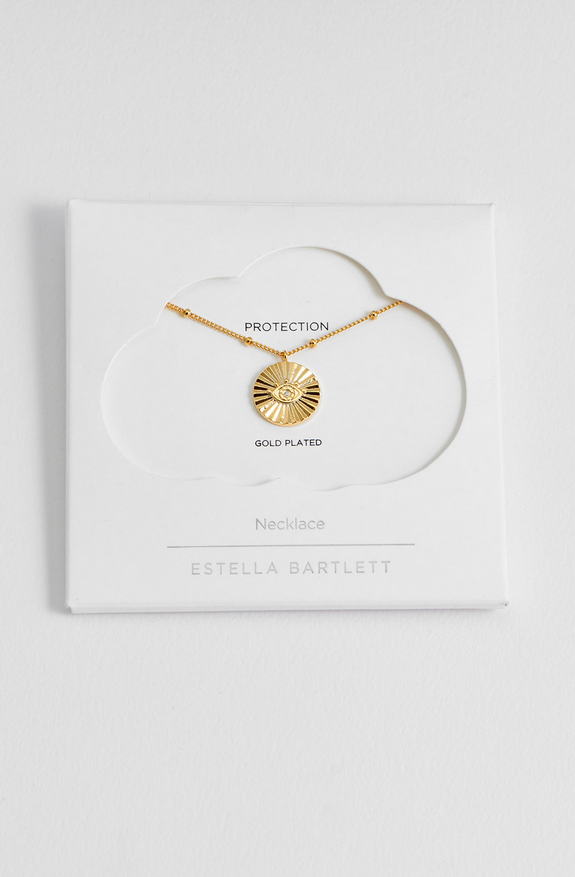 Estella Bartlett Eye Coin Necklace