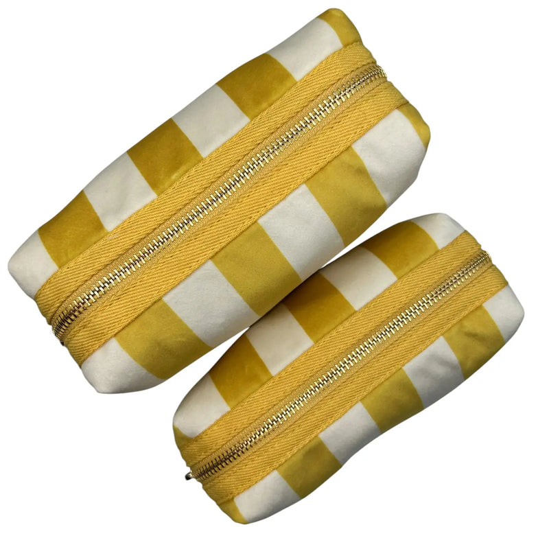 Sixton Striped Make-Up Bag