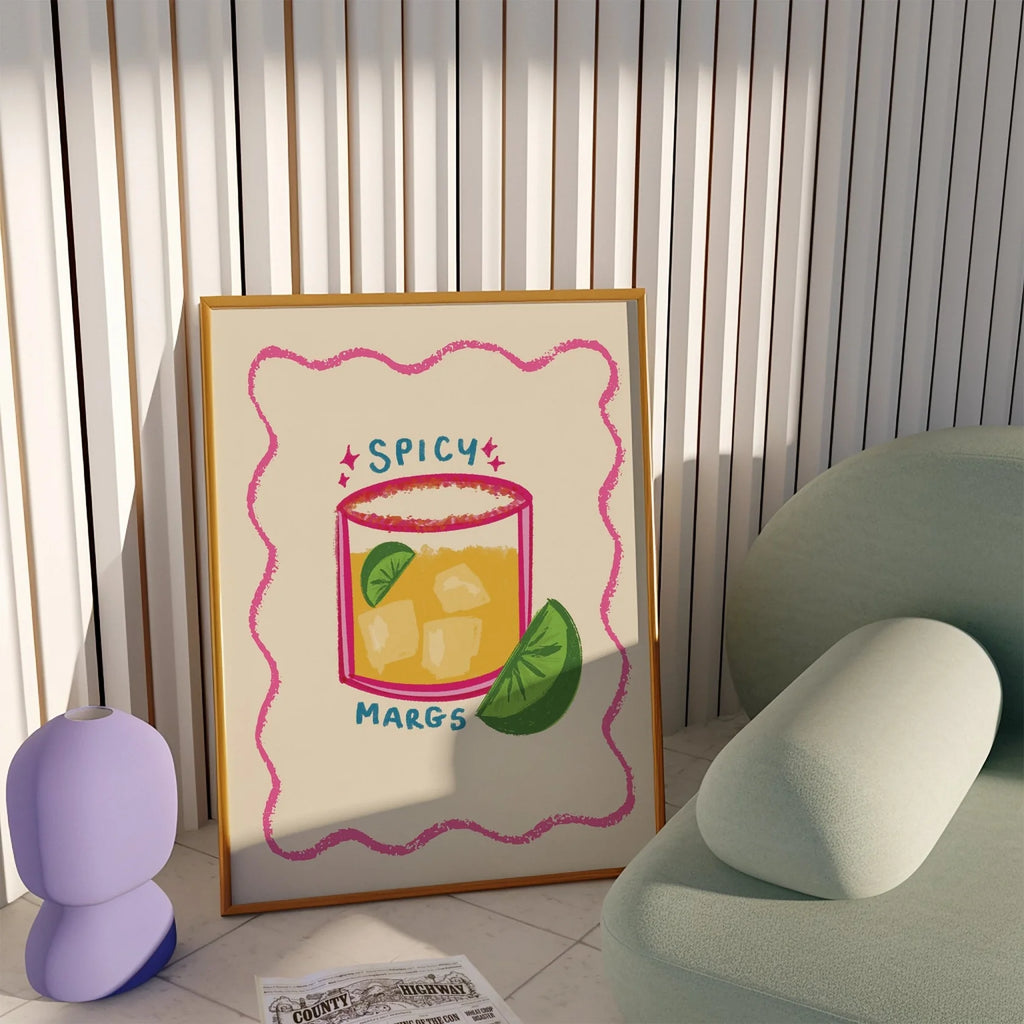 Spicy Margs A4 Art Print