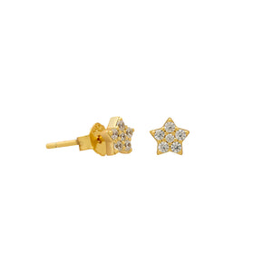 Little Nell Micro Star Stud Earrings