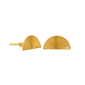 Little Nell Everyday Gold Sunrise Crescent Studs