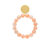 Mini Flex Bead Bracelet in Peach