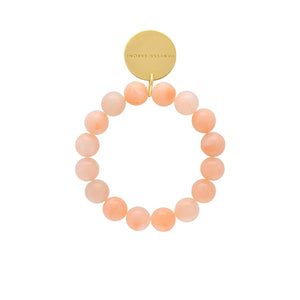 Mini Flex Bead Bracelet in Peach