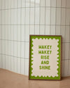 Wisdom & Wonder Print - Wakey Wakey