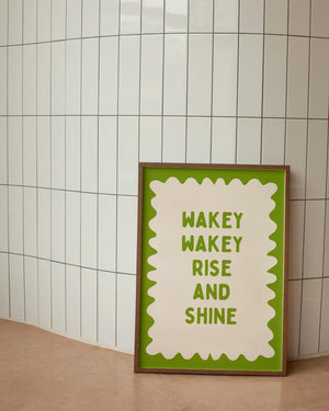 Wisdom & Wonder Print - Wakey Wakey