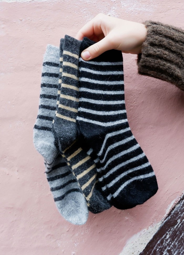 Black Colour Wonderland Socks