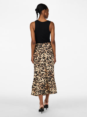 Y.A.S Pella Leopard Print Skirt