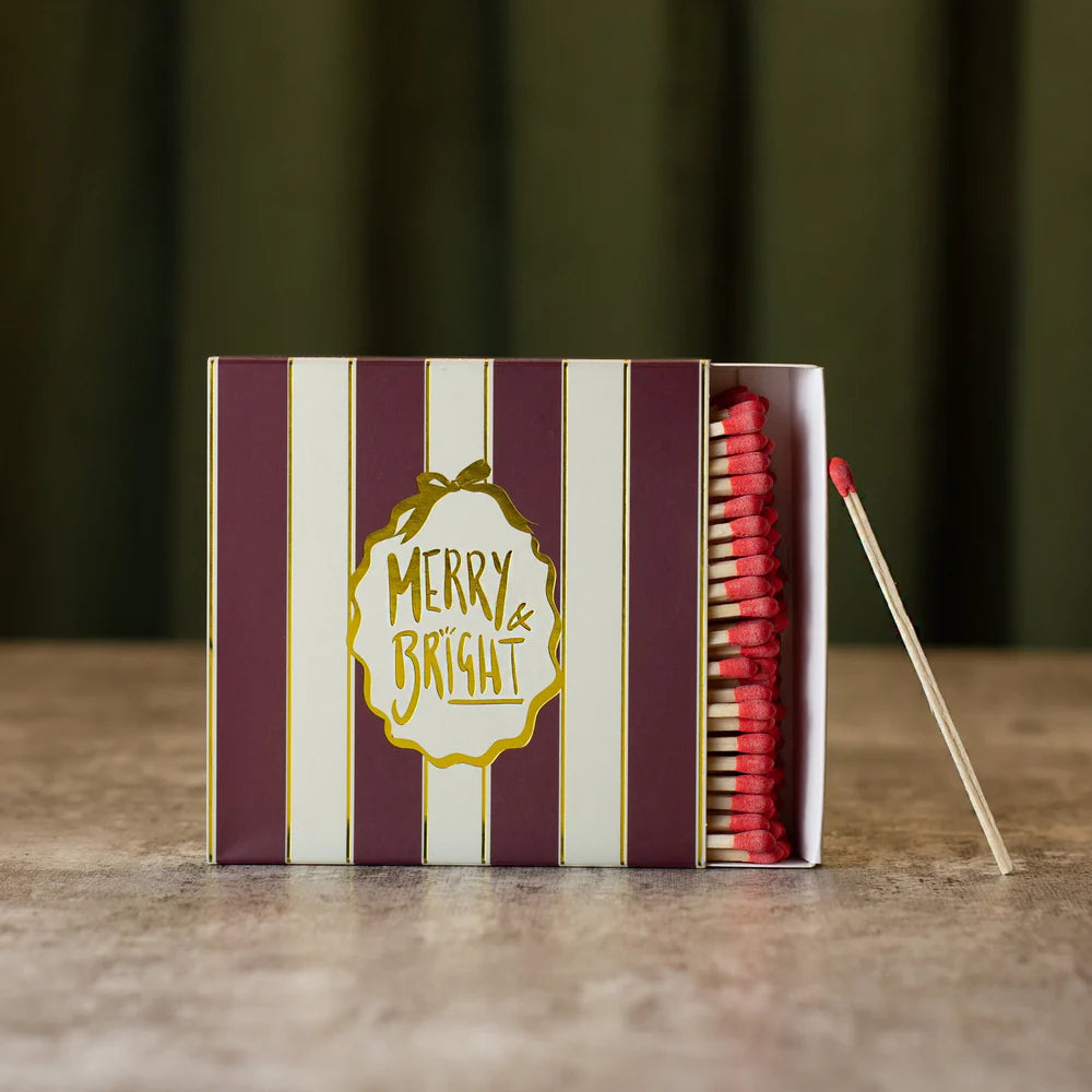Merry & Bright Luxury Safety Matches