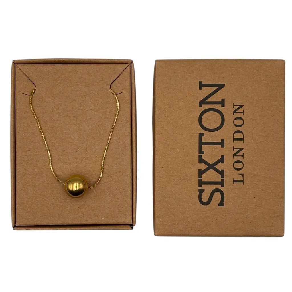 Sixton Gold Ball Necklace