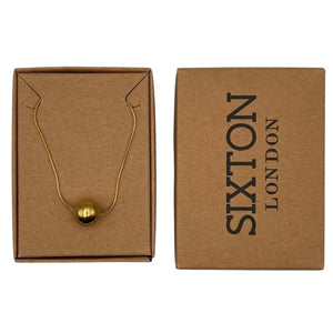 Sixton Gold Ball Necklace