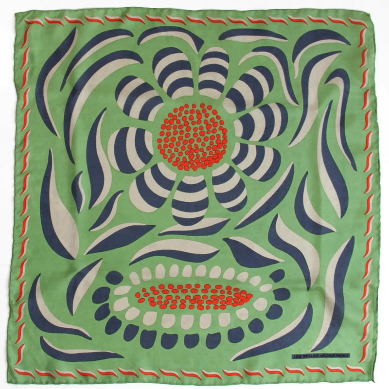 Mini Forget-me-not Khaki Scarf