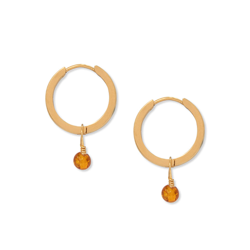 Amber Hoops