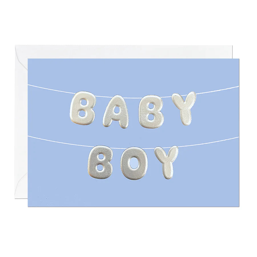 Ricicle Baby Boy Balloon Card