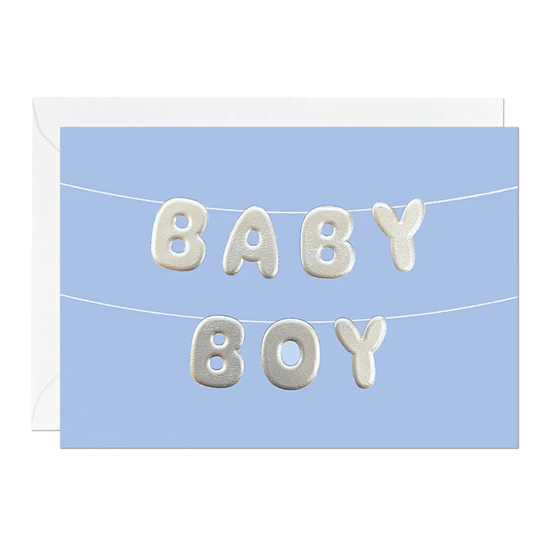 Ricicle Baby Boy Balloon Card