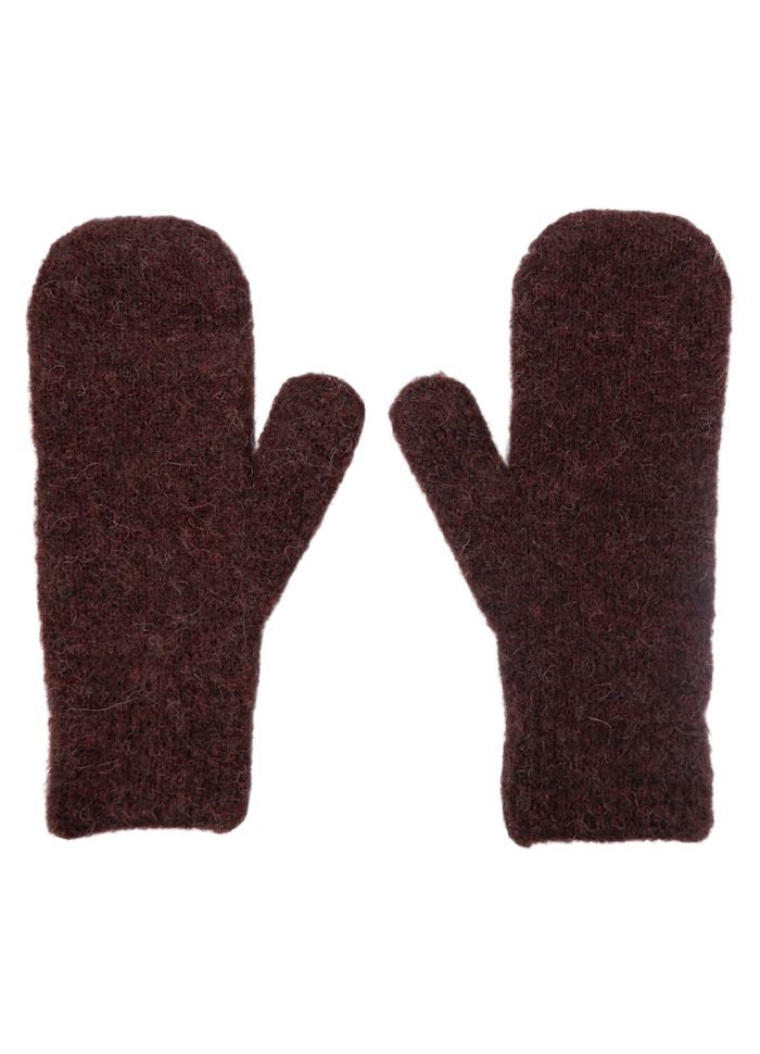 Black Colour Ginger Mittens