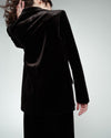 Grace & Mila Odile Black Velvet Blazer