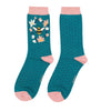 Miss Sparrow Bamboo Bumbleblee Wreath Socks